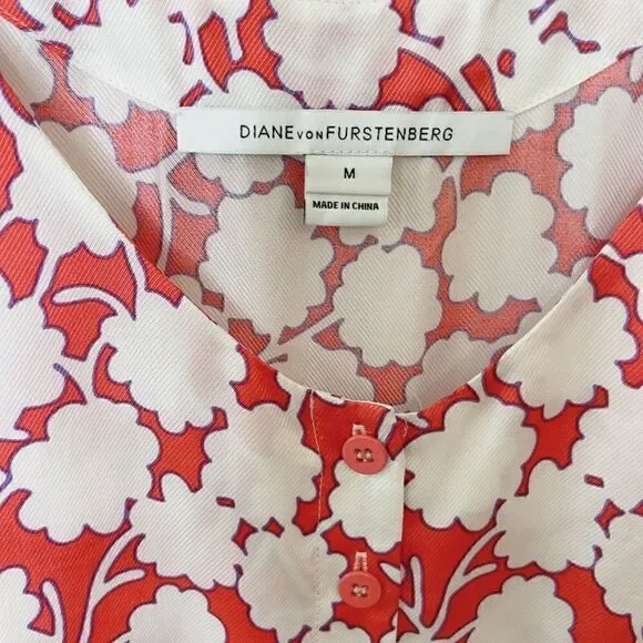 2 for $30 DIANE VON FURSTENBURG Xolani Top - Picture 5 of 8